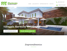 Tablet Screenshot of harmonyempreendimentos.com.br